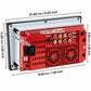 7-inch car MP5 player dimensions diagram with 21.40 cm width and 8.98 cm height