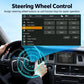 7-inch full-touch car MP5 player stereo with steering-wheel control settings menu on touchscreen