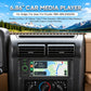 6.86 inch car media player installed in dashboard with navigation screen