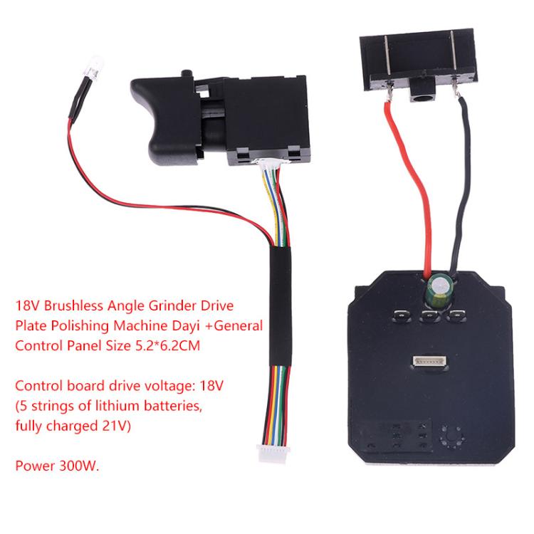 Electric wrench control board drive assembly with ribbon wire harness and connectors
