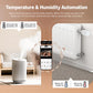 WiFi baby monitor for temperature and humidity automation with mobile app view