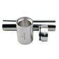 Metal driver tube with 30mm and 39.8mm/1.5 adapters for fork crown race installation