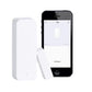 Wireless magnetic door and window sensor unit with magnetic contact piece