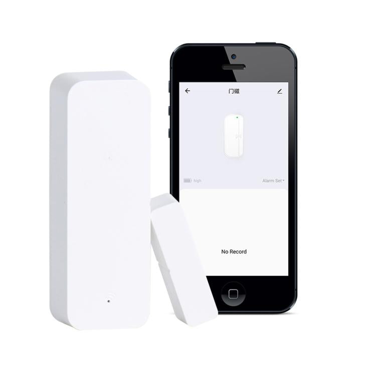 Wireless magnetic door and window sensor unit with magnetic contact piece