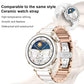 xDfind Universal Ceramic Stainless Steel Watch Band, 18mm