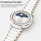 xDfind Universal Ceramic Stainless Steel Watch Band, 18mm