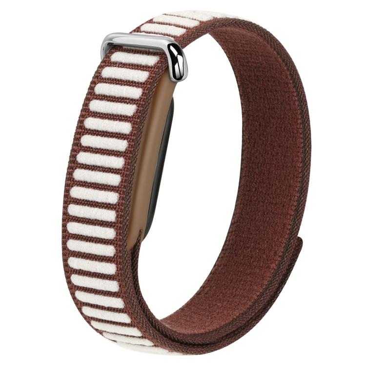 xDfind Wavy Two-Tone Nylon Hook and Loop Fastener Watch Band, For Google Fitbit Air