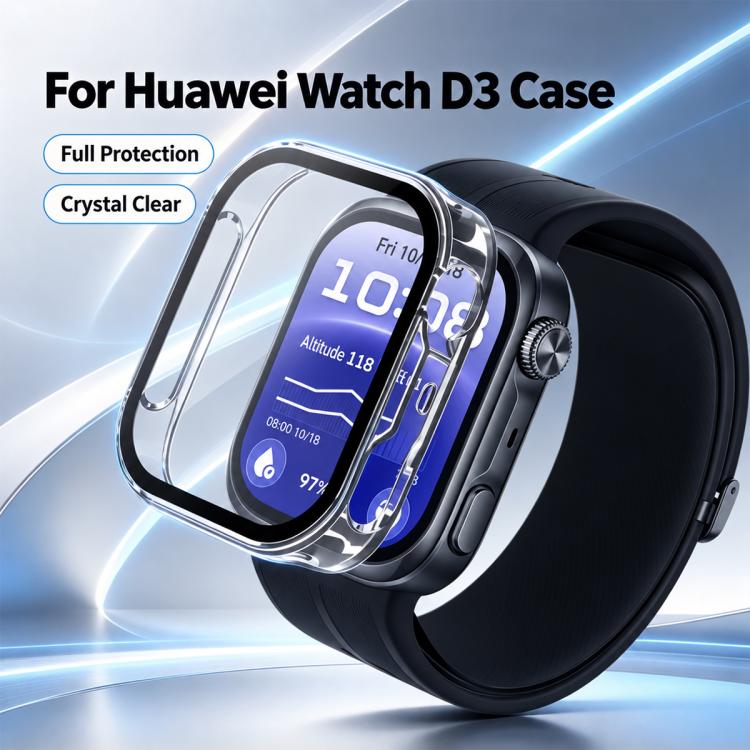 xDfind Tempered Film Integrated PC Watch Protective Case, For Huawei Watch D3
