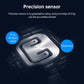 Digital kitchen scale sensor area with precision design and 0.1 g resolution