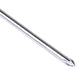 5x100mm Phillips cross screwdriver tip on chrome shaft