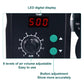 LED digital temperature display with air volume knob and two control buttons