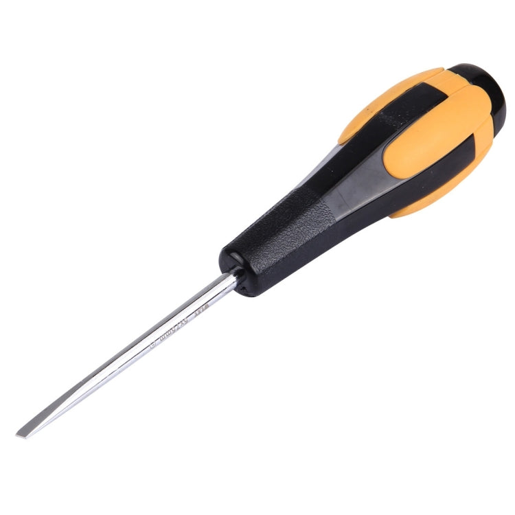 WLXY slotted repair screwdriver, metal shaft with black and orange handle