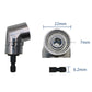7mm hex right angle drill adaptor with magnetic socket, short bit extension
