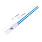 Blue precision knife with 15cm overall length and pointed replacement blade