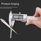 Stainless steel taper gap gauge tool being used with a vernier caliper on metal parts