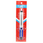 Packaged desoldering pump tool in clear plastic blister on red card