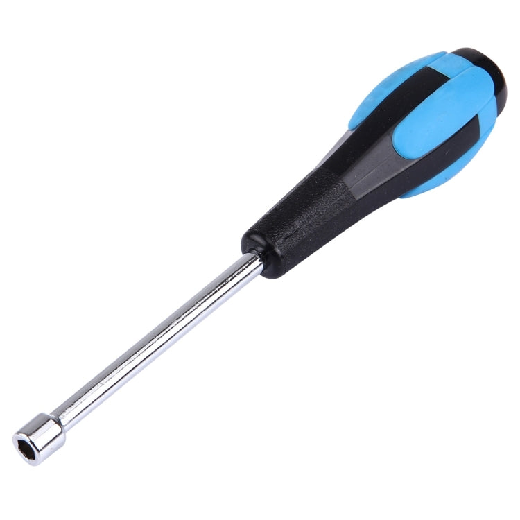 5mm socket head screwdriver with chrome shaft and blue-black grip
