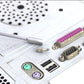 5mm screwdriver tip inserting near small connectors on a device panel