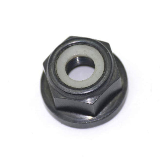 Blade fixing kit hex nut with washer, black finish and threaded center hole