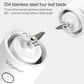 White mini juicer blender cup showing stainless four-leaf blade assembly