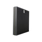 Air purifier replacement filter panel with dark honeycomb mesh and side frame