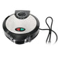 Electric cone maker with power cord and temperature control dial on lid