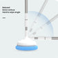Electric window cleaner base with blue edge scrub pad and adjustable telescopic pole