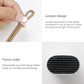 White hanging-neck air purifier with adjustable lanyard and circular front vent outlet