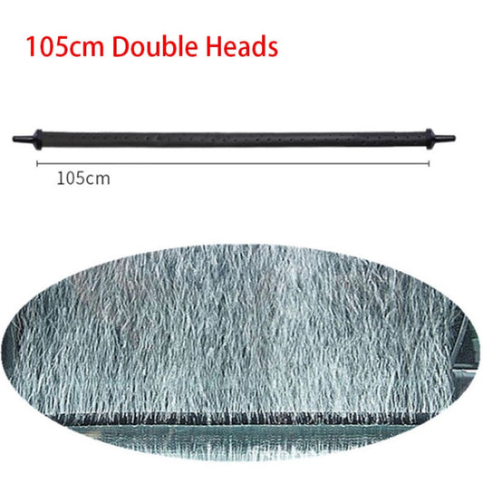 Double-head aquarium air diffuser strip with 105 cm hose for bubble aeration