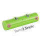 Green frog soap sheet dispenser with size marking, 9cm long