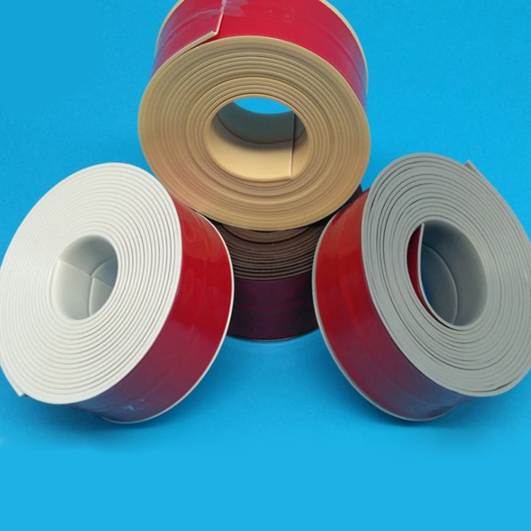 PVC waterproof sealing tape rolls, red backing with white inner sealing strips
