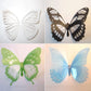 Butterfly wall stickers, mixed white, black, green, and blue butterfly pairs