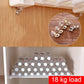 Adjustable wardrobe storage baffle shelf with mounting hardware and load capacity design