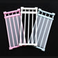 Adjustable wardrobe storage baffle shelf set with white frame and multiple color panels