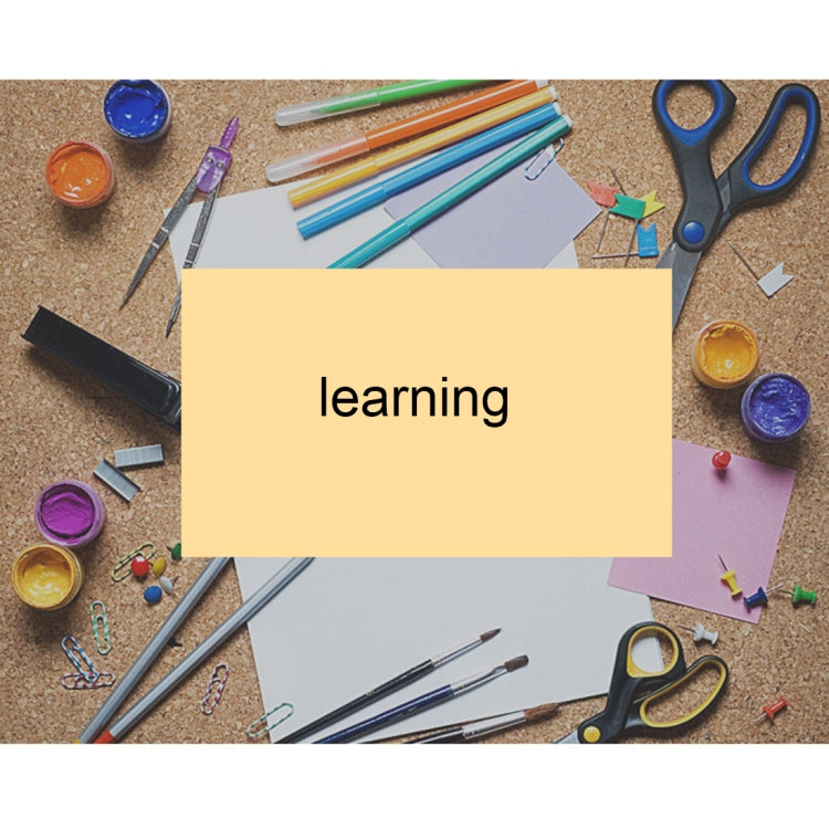 Yellow elastic rubber bands learning infographic panel