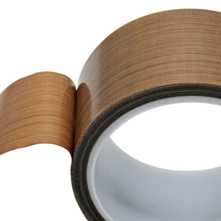 Brown Teflon cloth tape with black edge and white inner release layer