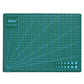 A4 cutting mat with ruler grid, diagonal angle lines, and numbered measurement scale
