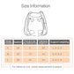 Size information chart diagram for dog front pet carrier backpack bag, size L