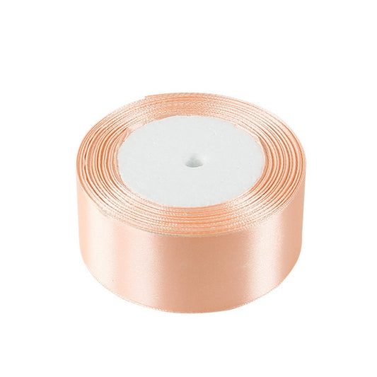 Champagne satin ribbon spool, 4 cm x 20 m roll for gift bowknot wrapping