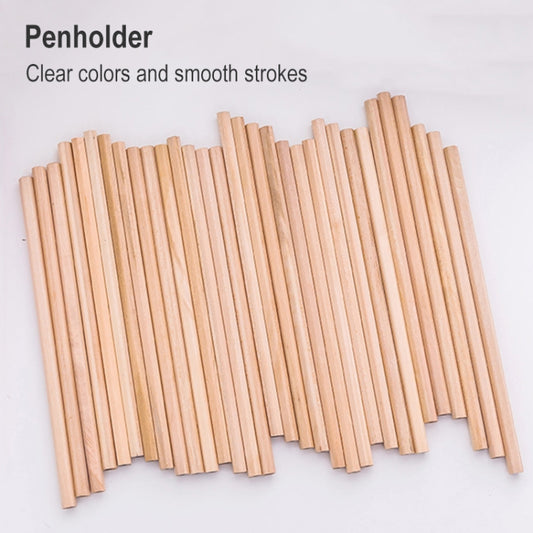 Wooden HB pencils bundle with multiple sharpened points for writing and drawing