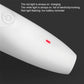 White clipper handle with red charging indicator light