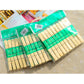 Bamboo peg clips in a sealed bag, multiple clips bundled together