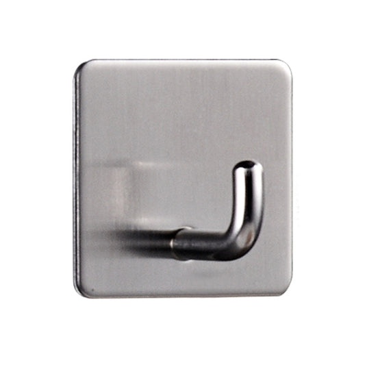 304 stainless steel sticky wall hook holder with curved hook