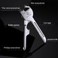 Stainless steel multi-tool keychain with mini screwdrivers, bottle opener, and pocket knife