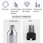 Aluminum fine-mist atomizer bottle with PP spray pump and material diagram
