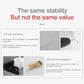 Wall hanging rack installation panel showing punch-free and punch mounting comparison