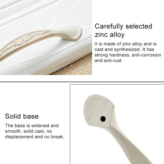 Bronze cabinet handle end with single mounting hole and smooth base