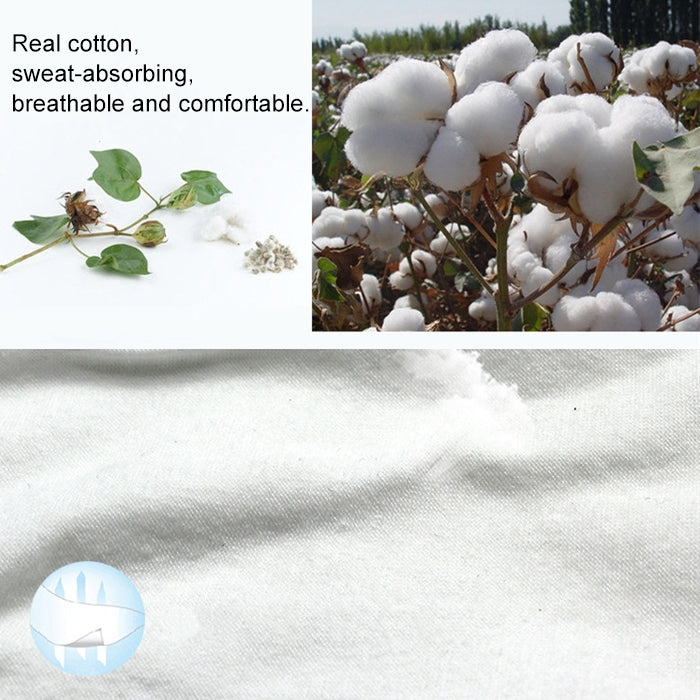White cotton glove material fabric close-up with soft, breathable texture
