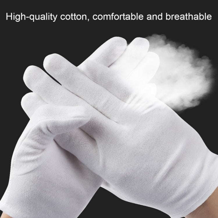 White cotton work glove close-up with puff steam effect