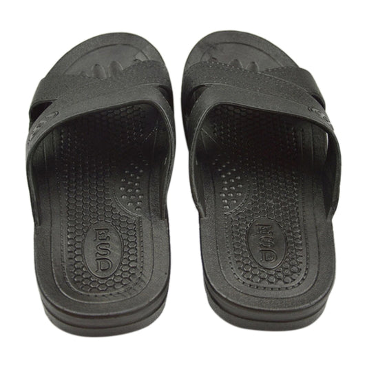 Anti-static non-slip slippers, black, size 40, embossed traction tread outsole